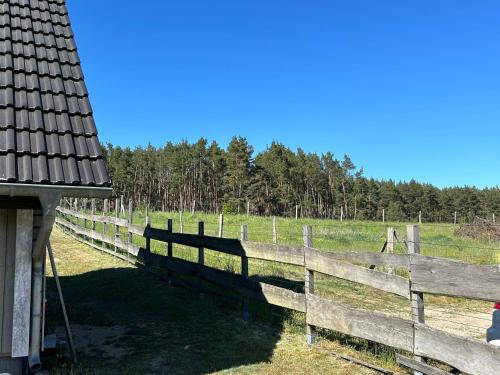 A szálláshely kívülről, Holzhaus am Waldrand in Niederfinow