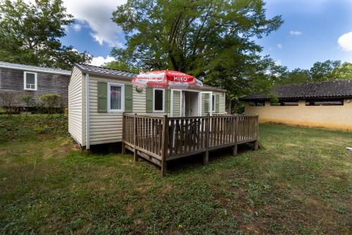 Mobilhome Le Noyer gîte à louer Segonzac