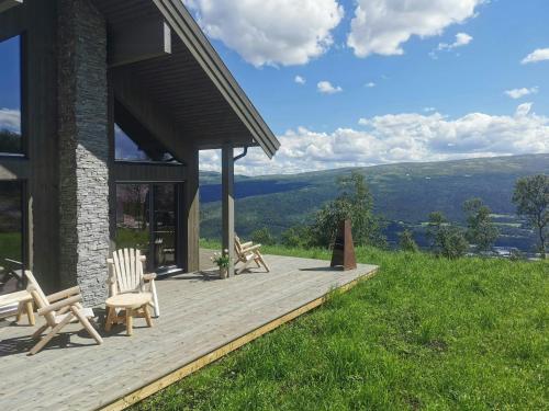 . Mountain Cabin With Panoramic Views And Sauna