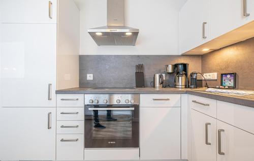 Kitchen, Seawoodloft No 3 in Olpenitz