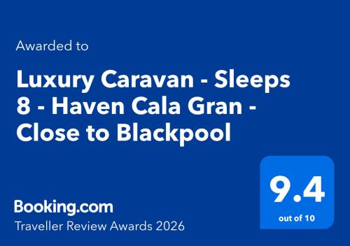 Facilities, Luxury Caravan - Sleeps 8 - Haven Cala Gran - Close to Blackpool in Jubilee
