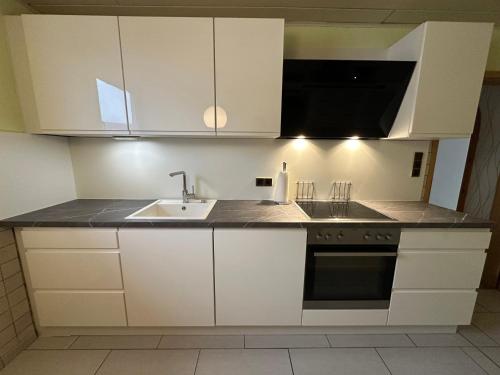 virtuve, Ferienwohnung Taunusnest in Hunstetten