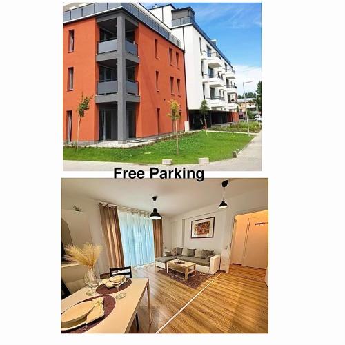 Local-Lux Apartment F4 - Free Parking & Balcony – khách sạn tại Máriaváros