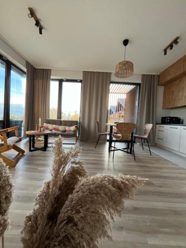 köök, Apartament B39 nad jeziorem z dostępem do sauny siłowni Szczyrk (Apartament B39 nad jeziorem z dostepem do sauny silowni Szczyrk) in Zarzecze