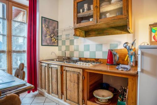 Kitchen, Appartamento Moti in Caldes