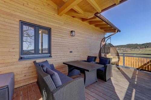 Viesnīcas āriene, Luxus Chalet Landhaus Rachelblick in Eppenschlag