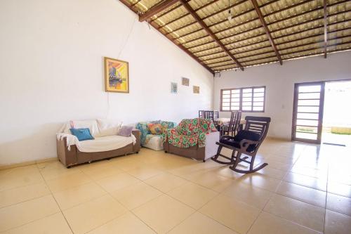 Közös társalgó / TV, Casa com Piscina e Ar perto da praia em Paripueira in Paripueira