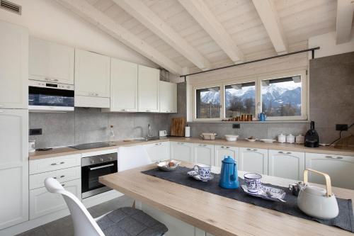 Konyha, Residence soleluna - Loft Sirio in Roisan