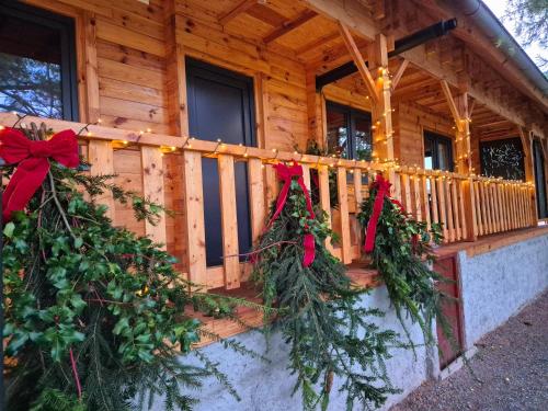 Viesnīcas āriene, Le Chalet Aura et Jacuzzi in Abreschviller