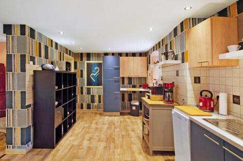 virtuve, Art-Wohnung in Roršeima