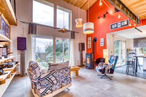 Maison Spacieuse avec vue dégagée gîte à louer Bois de Lèves