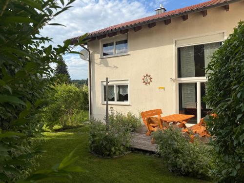 A szálláshely kívülről, Ferienhaus Plattenstein in Kirchberg im Wald