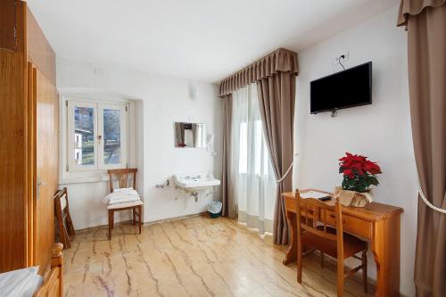 Viesnīcas āriene, Albergo Trieste - Lorenzago in Lorensago Di Kadore