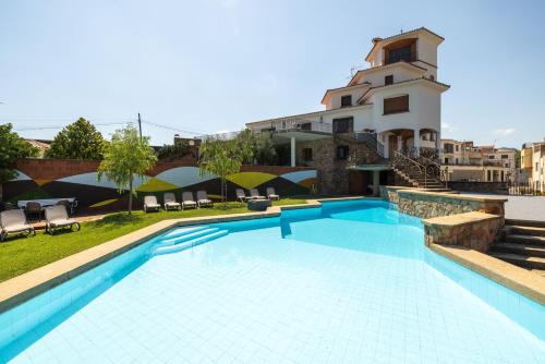 A szálláshely kívülről, Villa La Guaita in Riudecanas