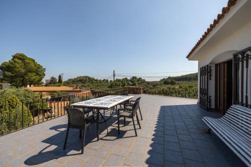 A szálláshely kívülről, Villa La Guaita in Riudecanas