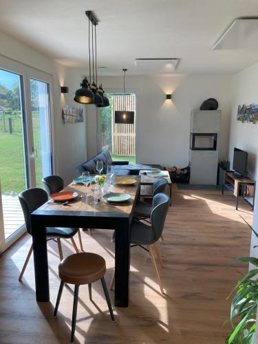 Viesnīcas āriene, Ferienhaus Riedlodge Bodensee-Obers in Fleischwangen