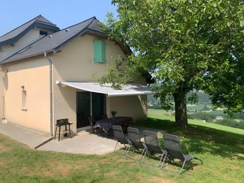 Viesnīcas āriene, Gite Coig De Lamothe in Aramits