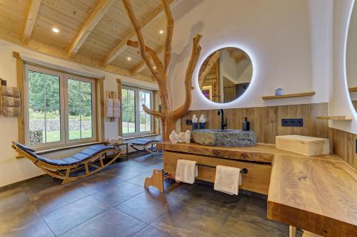 Viesnīcas āriene, Luxus-Chalet Mühlberg (Luxus-Chalet Muhlberg) in Eppenschlag