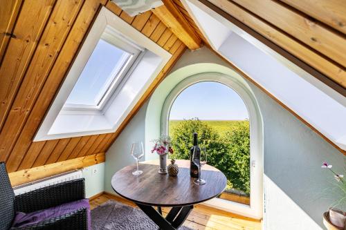 Hotelli välisilme, Ferienwohnung Kiebitznest in Kronprinzenkoog