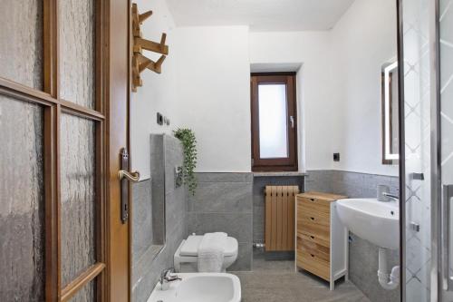 Bathroom, Maison Le Cre Appartamento 3 in Introd