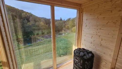 Valley Chalet mit Sauna u Bergblick in Bestwig, Deutschland