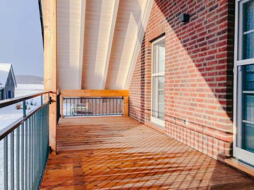 Viesnīcas āriene, Ferienhaus Familienkoje Rike in Krummin