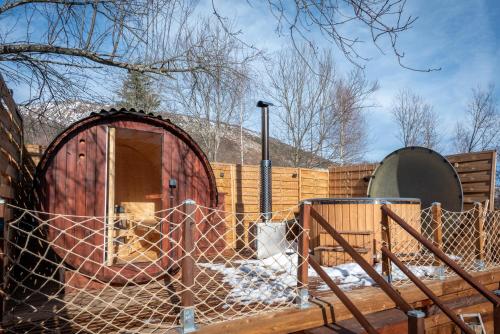 Viesnīcas āriene, Gîte le soum bain nordique, sauna (Gite le soum bain nordique, sauna) in Arenmarsū