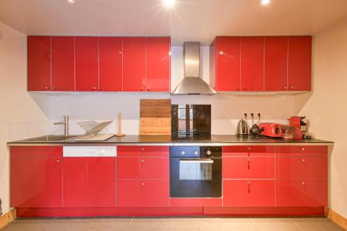 keuken, Chalet Reves des Cimes in Le Bettaix