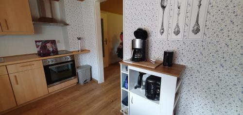 Kitchen, Fewo D und R Schwesternherz in Naumburg/ Hessen