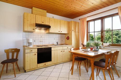 virtuve, Hof Wagenberg Ferienwohnung 2 in Deggenhausertal