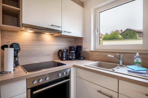 ห้องครัว, Ferienwohnung Nr 5 Sonnenschein in เฮอะเชนชวานด์