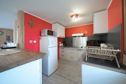 virtuve, La Nabias - Maison de montagne in Adervielle-Pouchergues
