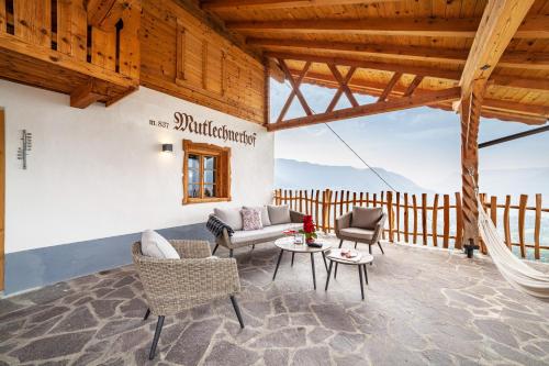 Viesnīcas āriene, Ferienhaus Mutlechnerhof in Caines
