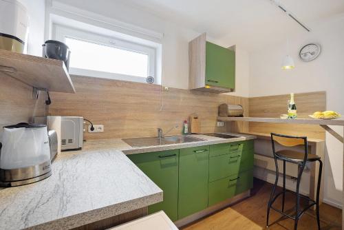 Kitchen, Ferienwohnung am Wiesenweg in Frankenried
