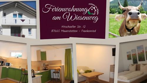 Exterior view, Ferienwohnung am Wiesenweg in Frankenried