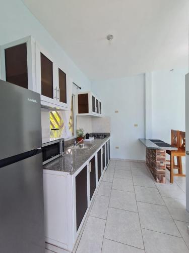 Kitchen, Comfortable apartment with an amazing view in Rio San Juan