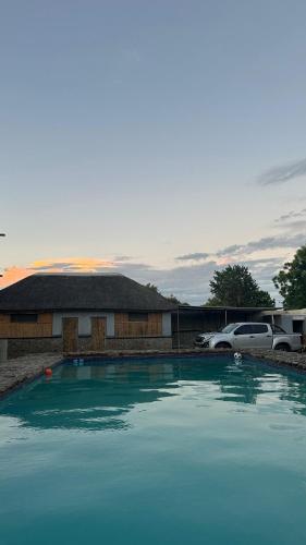 Swimmingpool, the Zebra Lodge in Monkey Bay
