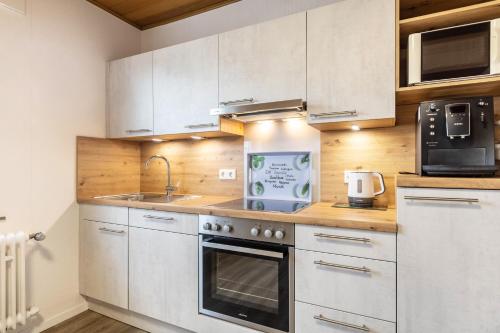 virtuve, Ferienwohnung Landblick in Homberg (Efze)
