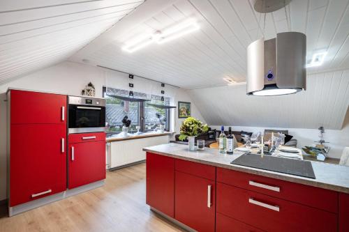 virtuve, Ferienwohnung Familie Süttner (Ferienwohnung Familie Suttner) in Nagel (Bavaria)