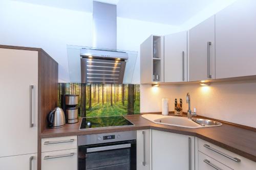 virtuve, Ferienhaus Waldherr - Fewo 6 Pers in Waging Am See