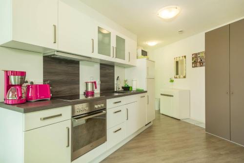Kitchen, Ferienwohnung Orchidee in Sipplingen