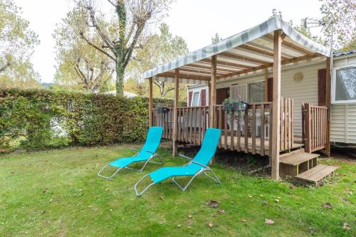 mobile-home camping de la truite – khách sạn tại Irissarry