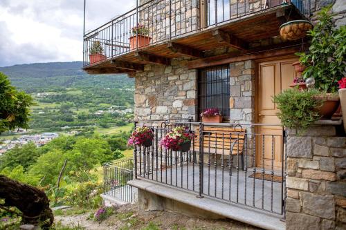 A szálláshely kívülről, La Casa Di Pasky in Roisan