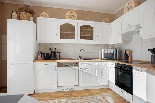 廚房, Ferienwohnung Sweet Home in 魯德拉茨霍芬