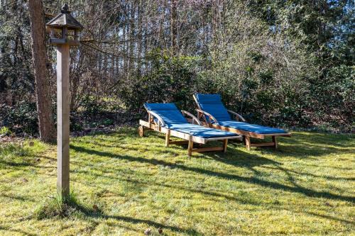外部景觀, Heidehygge - Ferienhaus mit Wald in 艾姆克