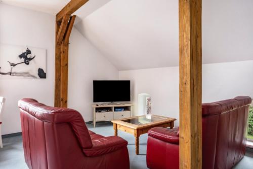 Viesnīcas āriene, Ferienwohnung Ebbe am Weserstrand in Hagen im Bremischen