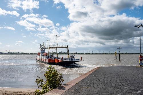 Ferienwohnung Ebbe am Weserstrand in Hagen im Bremischen