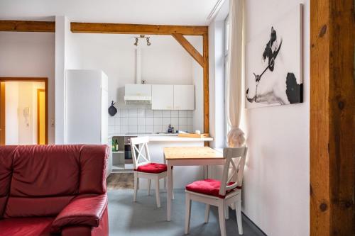 Viesnīcas āriene, Ferienwohnung Ebbe am Weserstrand in Hagen im Bremischen