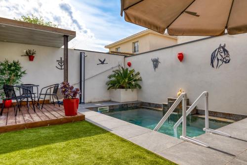 Villa 6 personnes avec piscine - Location, gîte - Pérols