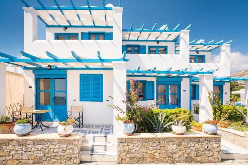 Pohled zvenku, Livadia Beach Tilos Apartment in Tilos